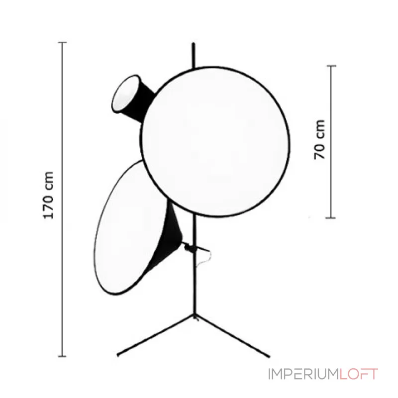 Торшер Tom Dixon Cone Black от ImperiumLoft Торшер Tom Dixon Cone Black от ImperiumLoft