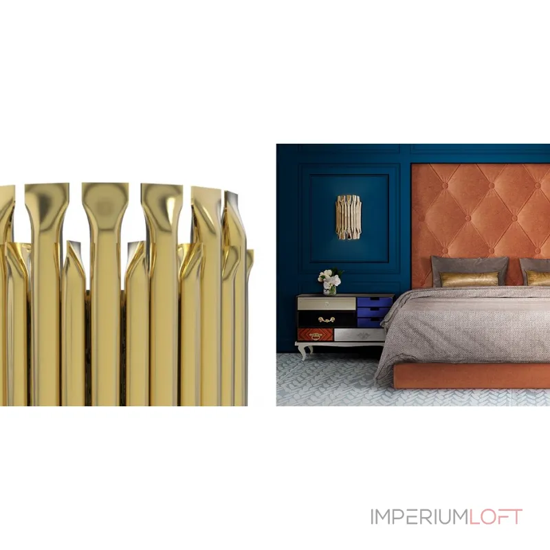 Бра MATHENY WALL LAMP by DELIGHTFULL Gold от ImperiumLoft