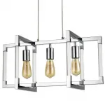 Подвесной светильник Transparent Strips Chromium 3 от ImperiumLoft