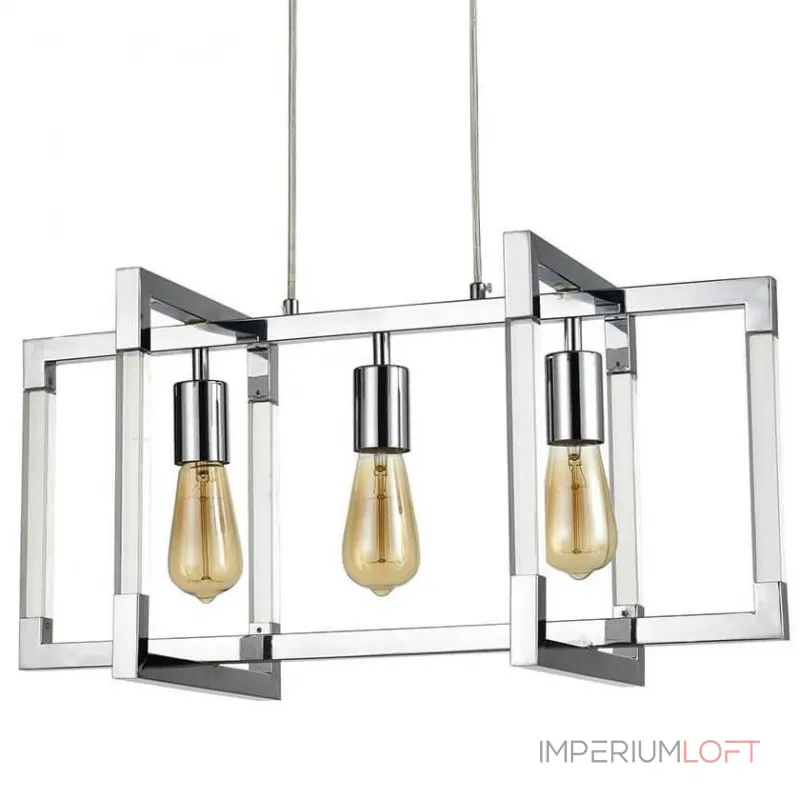 Подвесной светильник Transparent Strips Chromium 3 от ImperiumLoft Подвесной светильник Transparent Strips Chromium 3 от ImperiumLoft
