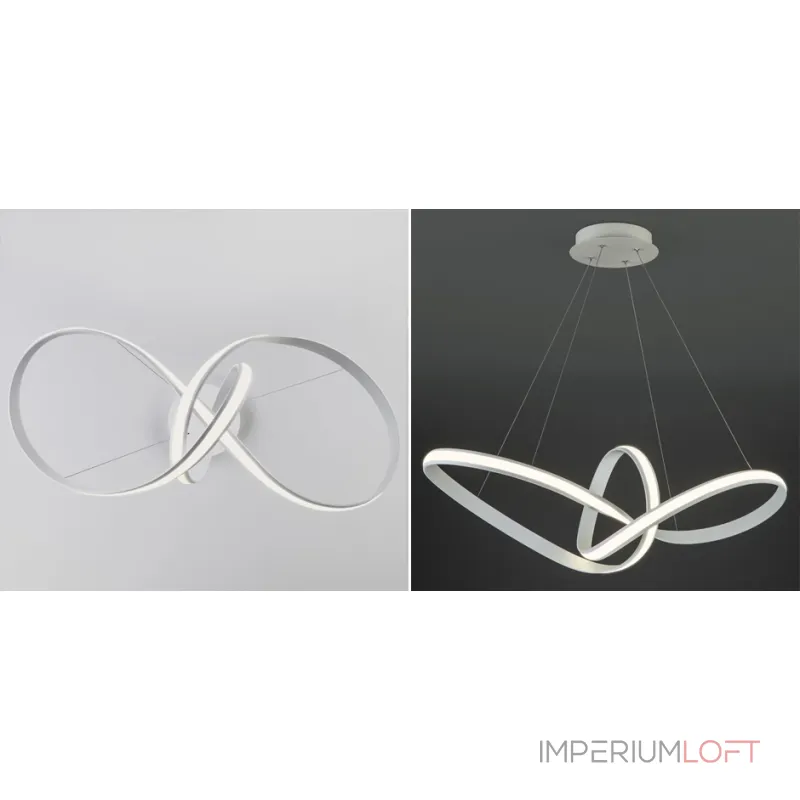 Подвесная люстра Mobius Strip White Chandelier