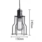 Подвесной светильник Loft Industrial Cage Filament Pendant от ImperiumLoft