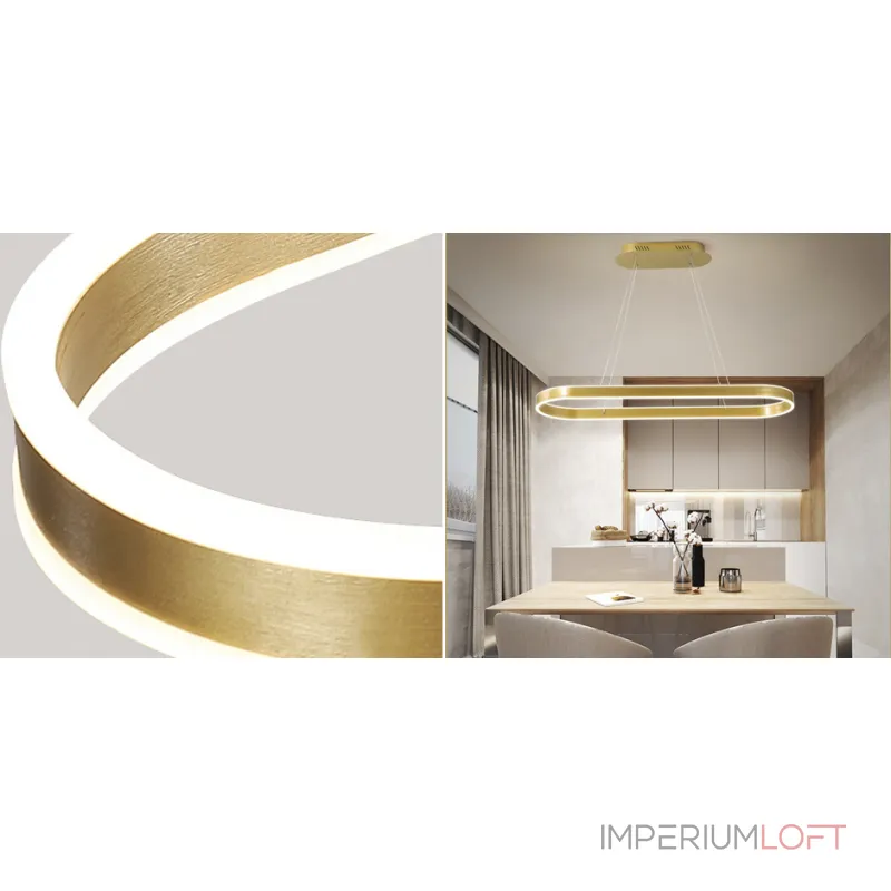 Люстра Ribbon Oval Chandelier от ImperiumLoft