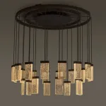Подвесная люстра massif central 24 GRAND CRU CONTEMPORARY CHANDELIER GLASS