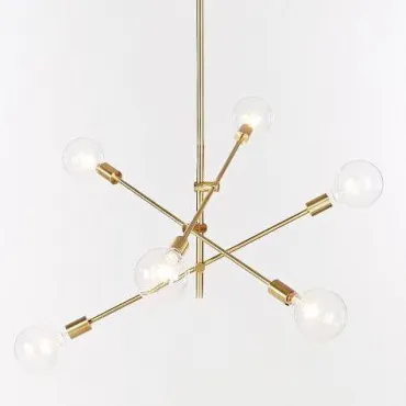 Люстра на штанге Cliff Pendant 6 Люстра на штанге Cliff Pendant 6