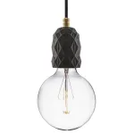Гирлянда хлопковые фонарики Сotton Ball Ice Black от ImperiumLoft