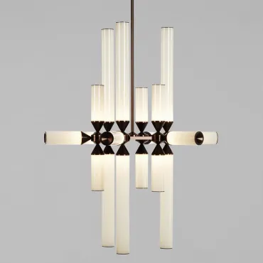 Люстра на штанге Castle 18-03 Black and White glass Люстра на штанге Castle 18-03 Black and White glass