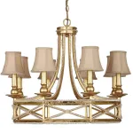 Подвесная люстра Textured Glass Petals Chandelier