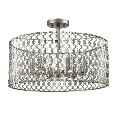 Потолочная люстра Arabesque Quatrefoil Drum