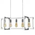 Подвесной светильник Transparent Strips Chromium 5 от ImperiumLoft