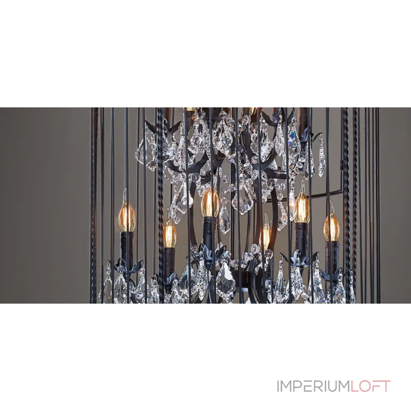 Подвесная люстра Steampunk Birdcage Chandelier 60 black Подвесная люстра Steampunk Birdcage Chandelier 60 black