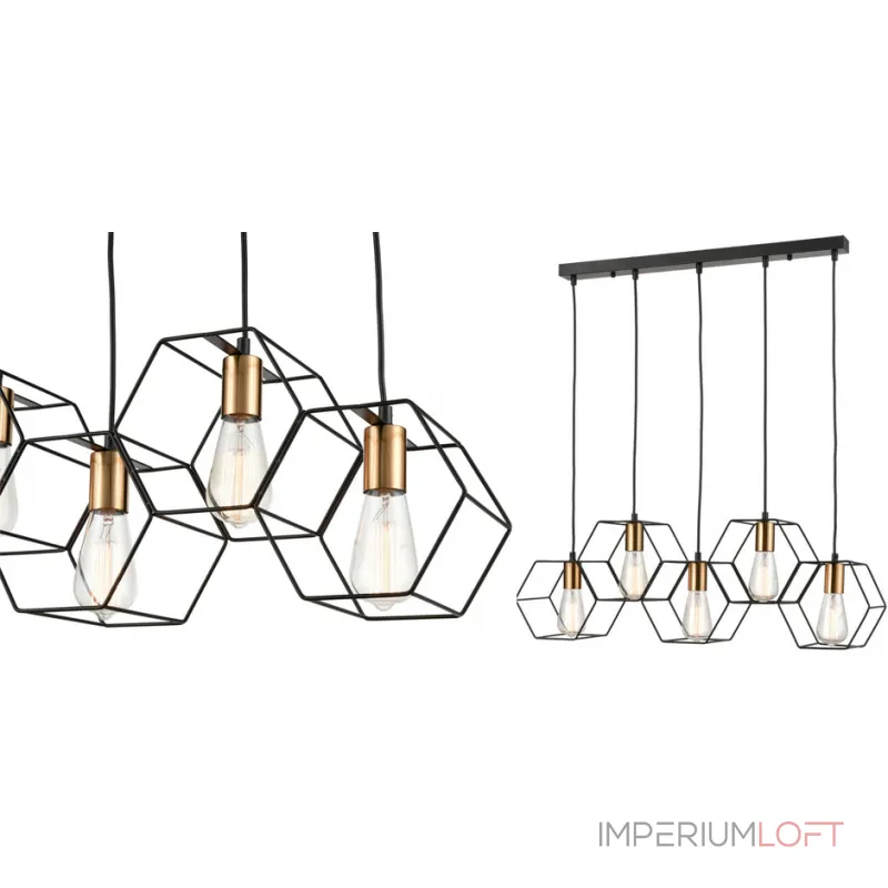 Люстра Loft Wire Cage Pendant 5 от ImperiumLoft