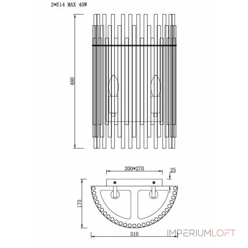 Бра Nembus Chromium Sconces от ImperiumLoft Бра Nembus Chromium Sconces от ImperiumLoft