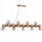 Подвесная люстра Berries Chandelier Rectangle Amber 120