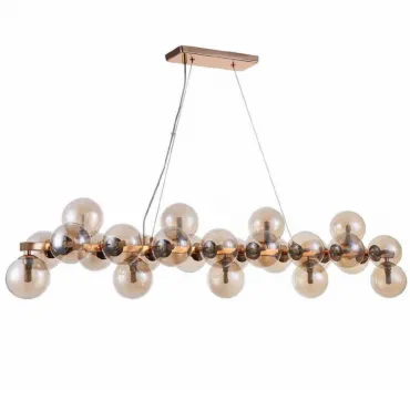 Подвесная люстра Berries Chandelier Rectangle Amber 120 Подвесная люстра Berries Chandelier Rectangle Amber 120