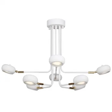 Люстра на штанге Curved Stix Chandelier 8 White Люстра на штанге Curved Stix Chandelier 8 White
