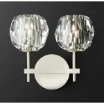 Бра Boule de Cristal Double Sconce Brass Никель от ImperiumLoft