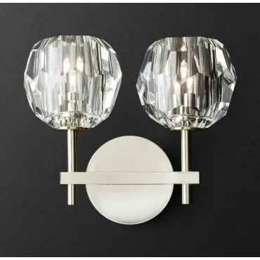 Бра Boule de Cristal Double Sconce Brass Никель Бра Boule de Cristal Double Sconce Brass Никель