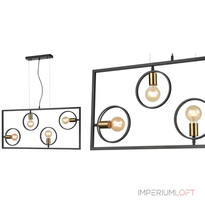Люстра Loft Rings Ligh 4 от ImperiumLoft
