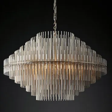 Подвесная люстра Restoration Hardware Emile Round Chandelier Chrome