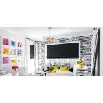 Люстра на штанге UTOPIA MEDIUM 5 ARM CHANDELIER