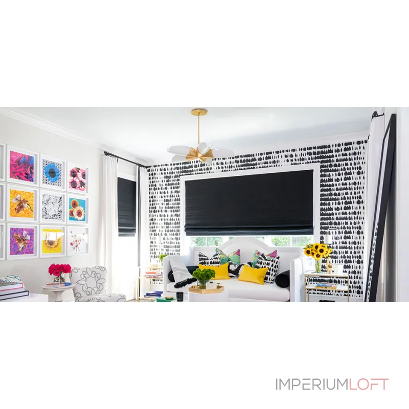 Люстра на штанге UTOPIA MEDIUM 5 ARM CHANDELIER