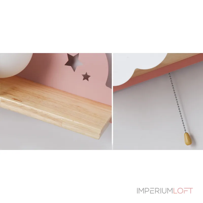 Бра с полкой Белое Облако Wall Lamp White Cloud от ImperiumLoft Бра с полкой Белое Облако Wall Lamp White Cloud от ImperiumLoft