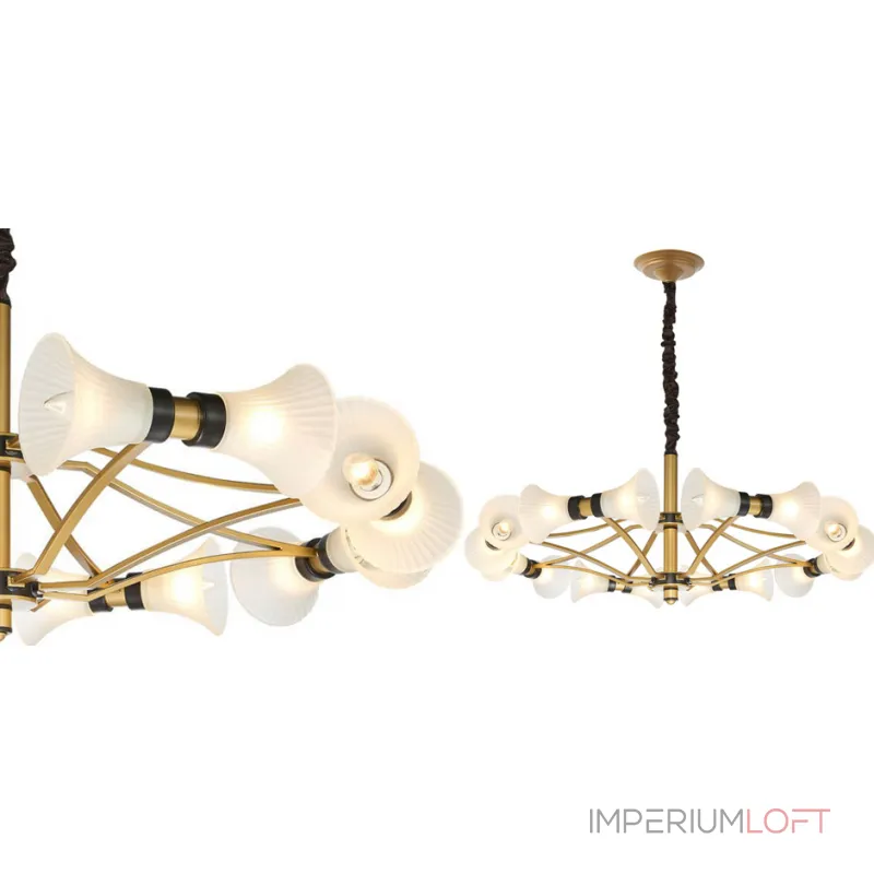 Подвесная люстра Glass Pipe 16