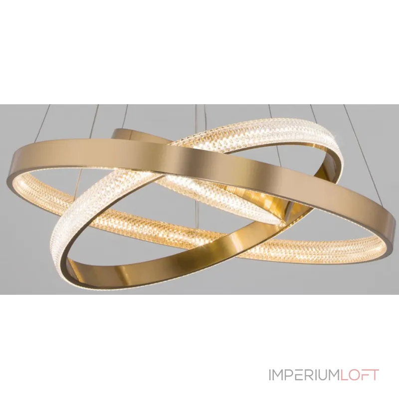 Подвесная люстра ORACLE 3 Rings Gold