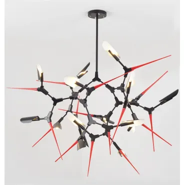 Люстра на штанге Red Spikes Chandelier 16