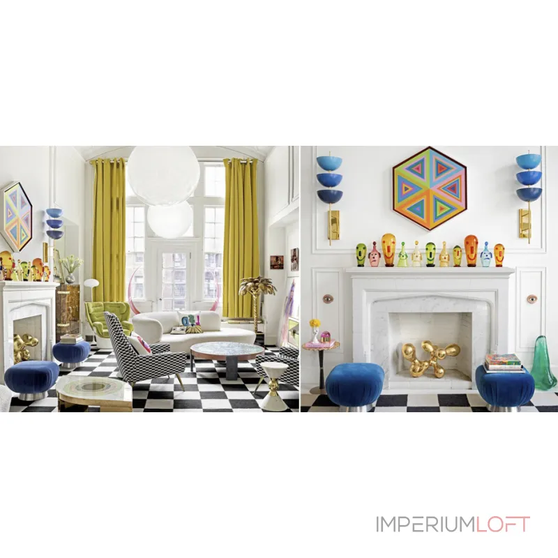 Бра LISBON SCONCE Blue от ImperiumLoft Бра LISBON SCONCE Blue от ImperiumLoft