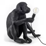 Настольная Лампа SELETTI MONKEY LAMP SITTING VERSION Чёрный от ImperiumLoft