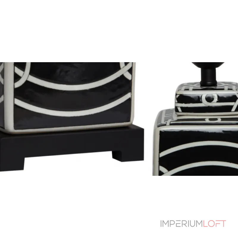 Настольная лампа Black & White Puzzle от ImperiumLoft Настольная лампа Black & White Puzzle от ImperiumLoft