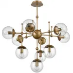 Люстра на штанге Gold Balls Chandelier 10