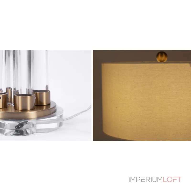 Настольная лампа Transparent Tubes от ImperiumLoft