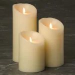 Светодиодная Свеча имитация мерцающего пламя D 75 mm от ImperiumLoft