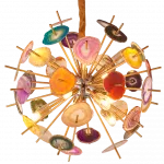 Люстра Agate Burst Chandelier Multicolor от ImperiumLoft