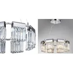 Подвесная люстра Crystal Pendants chrome 8