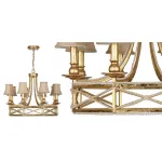 Подвесная люстра Textured Glass Petals Chandelier