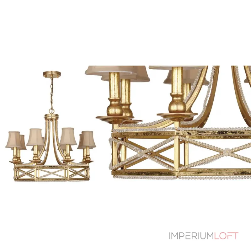 Подвесная люстра Textured Glass Petals Chandelier