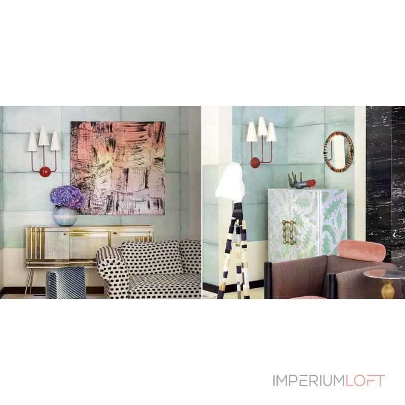 Бра Graceful Red Toadstools от ImperiumLoft