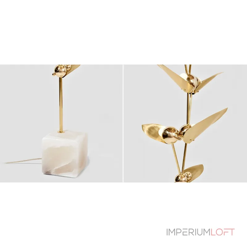 Торшер LAVRA Floor Lamp Gold от ImperiumLoft