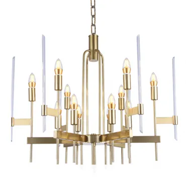 Подвесная люстра Bari Light Chandelier Aged Brass