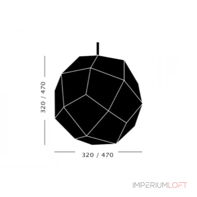 Люстра Etch Shade от ImperiumLoft