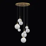 Подвесной светильник RH Whitley Chandelier Round 9