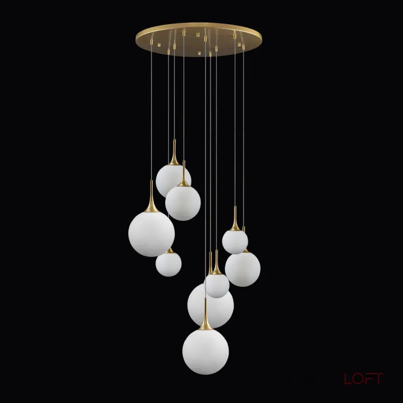 Подвесной светильник RH Whitley Chandelier Round 9 Подвесной светильник RH Whitley Chandelier Round 9