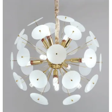 Подвесная люстра Sputnik Glass Lenz White Chandelier