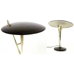 Настольная лампа Stilnovo Desk / Table Lamp Brass Gold Black от ImperiumLoft