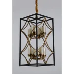 Подвесная люстра Lumina Deco Quadrato LDP 1223-8 BK+MD