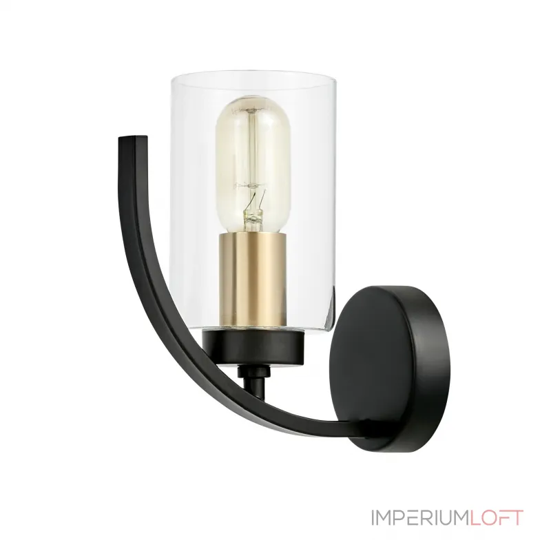 Бра Lumina Deco Monterey LDW 1141-1 BK+MD от ImperiumLoft Бра Lumina Deco Monterey LDW 1141-1 BK+MD от ImperiumLoft